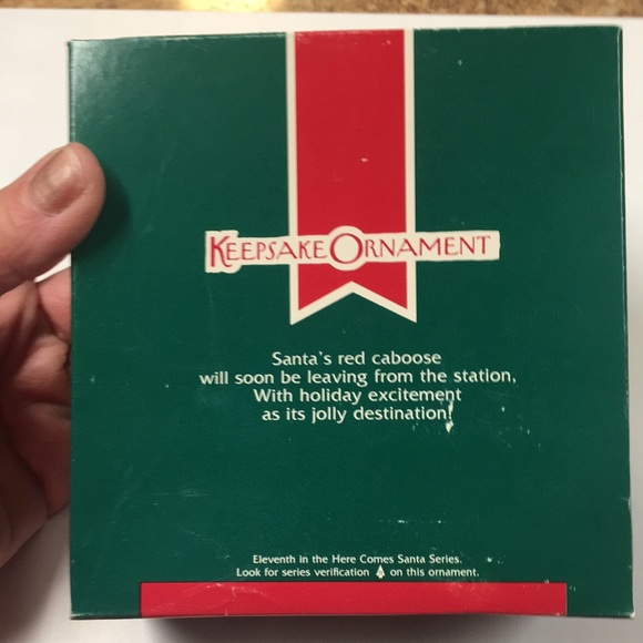 Hallmark Christmas Caboose Dated 1989 Vintage - Picture 7 of 8